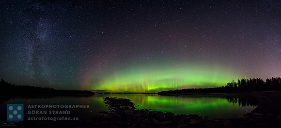 The Milky Way and Aurora