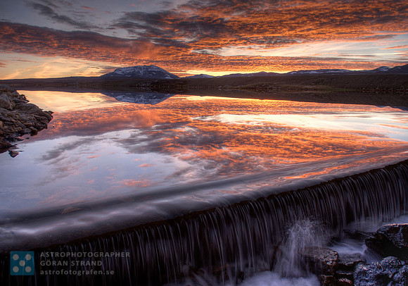 Sunset reflections