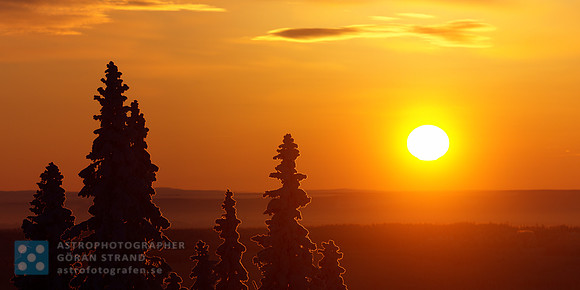 Sun is about to set